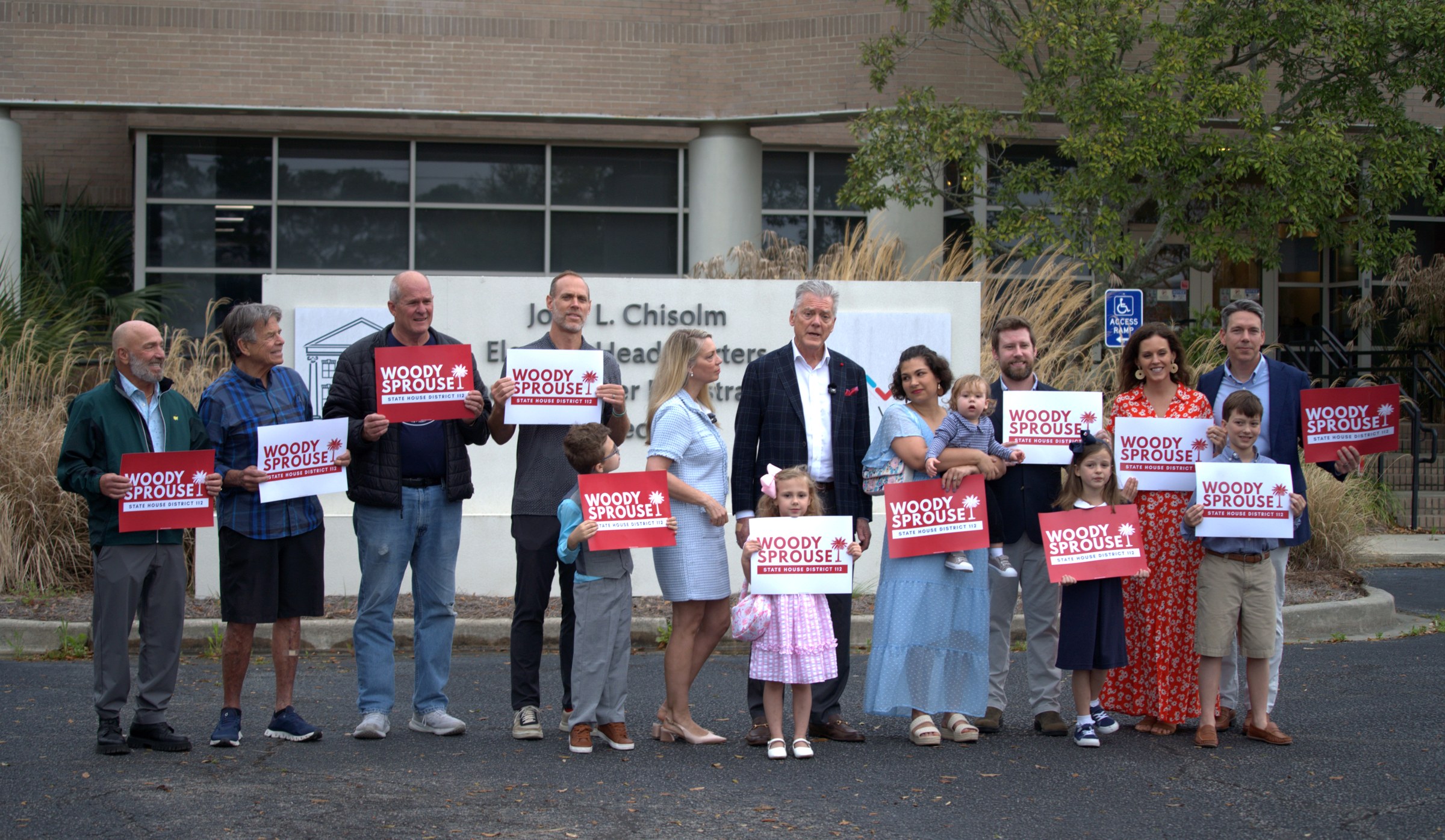 Woody Sprouse with the 2026 SC House campaign team