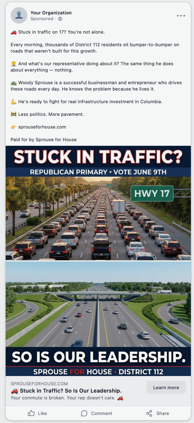 Stuck in Traffic? So Is Our Leadership.