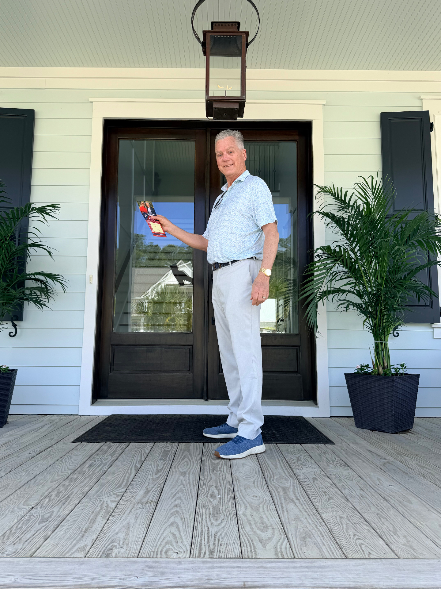 Woody Sprouse with neighbors across the Lowcountry